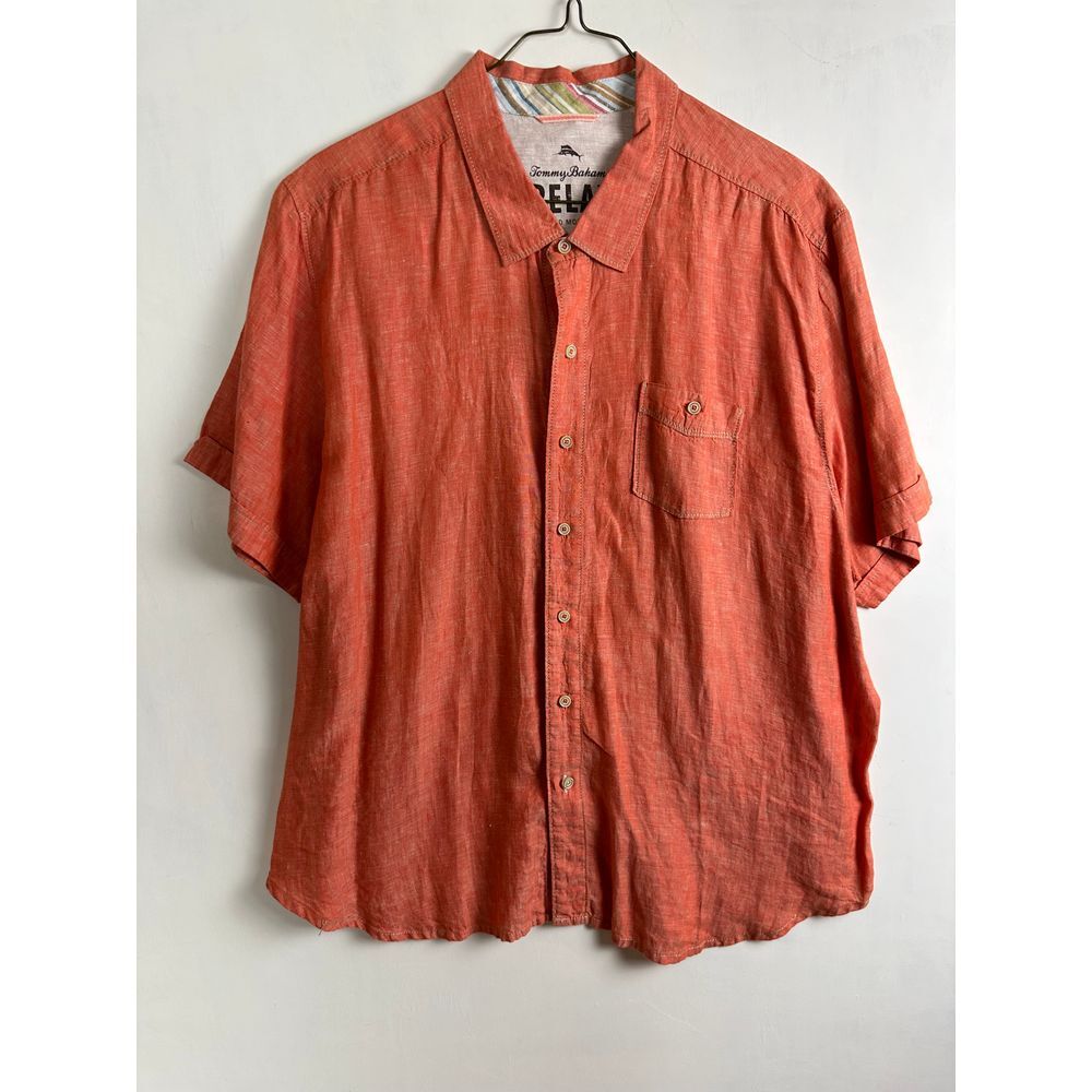 Tommy Bahama Men's Button Down Shirt 2XL Relax 100% Linen